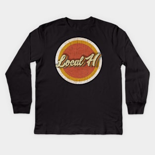 circle vintage Local H Kids Long Sleeve T-Shirt